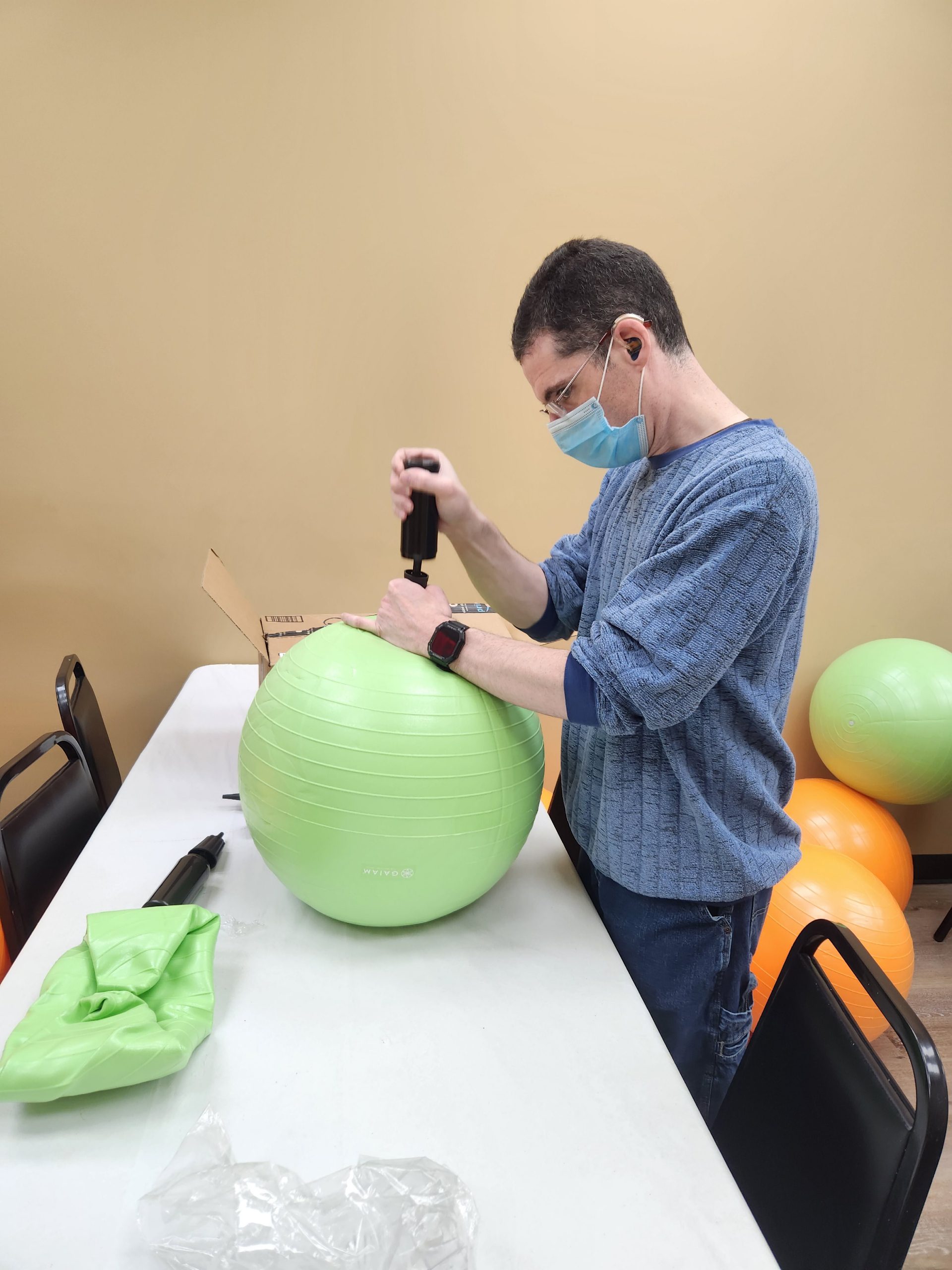 Man Repairing Something